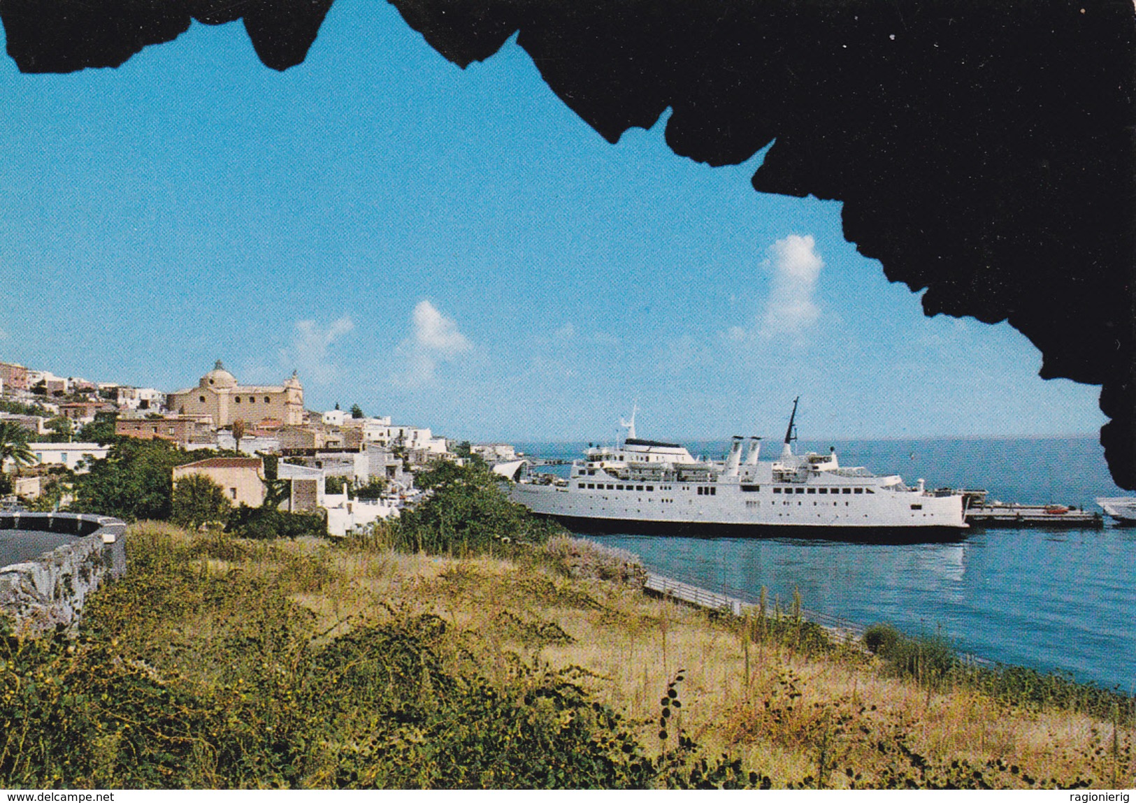 MESSINA - Isole Eolie - Isola Di Salina - La Nave Caravaggio Nel Porto Di S.Marina - Traghetto - Messina