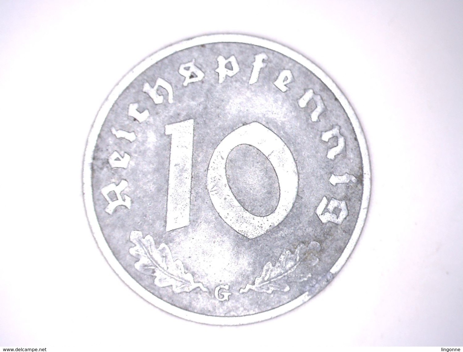 ALLEMAGNE - 10 REICHSPFENNIG 1941 G - 10 Reichspfennig