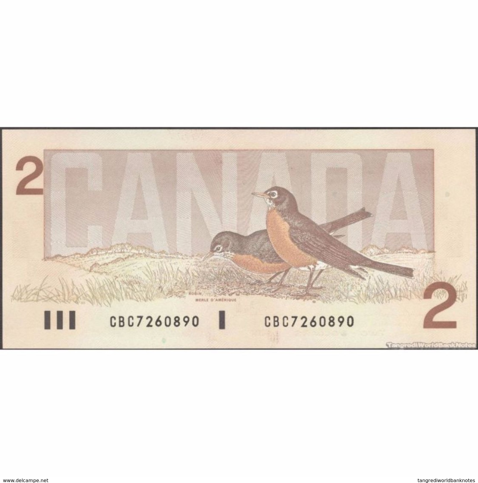TWN - CANADA 94b - 2 Dollars 1979 Prefix GBG - Signatures: Thiessen & Crow UNC - Canada