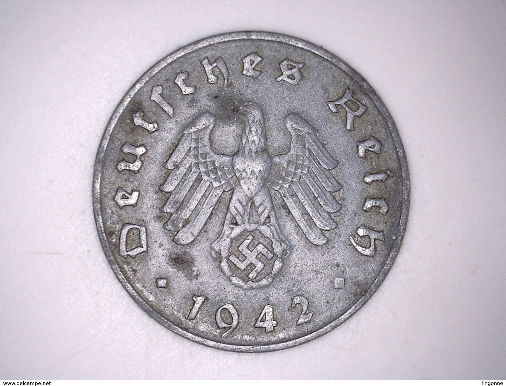 ALLEMAGNE - 10 REICHSPFENNIG 1942 D - 10 Reichspfennig