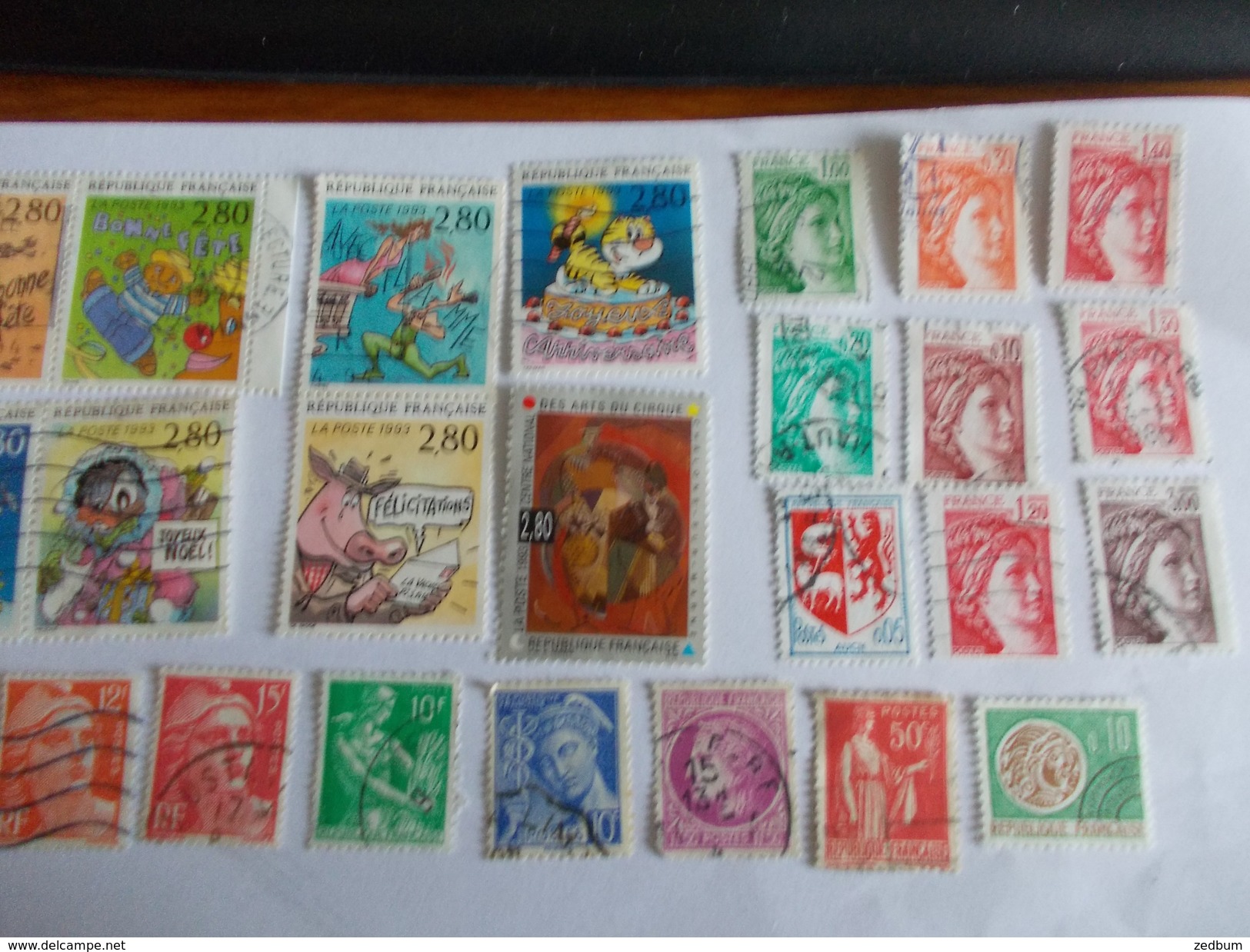 TIMBRE France Lot De 30 Timbres à Identifier N° 503 - Lots & Kiloware (mixtures) - Max. 999 Stamps