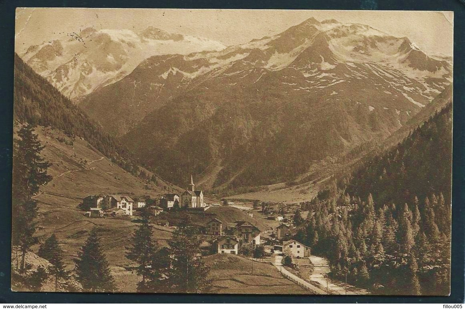 SUISSE...TRIENT...LE VILLAGE ET SON EGLISE...C2351 - Trient