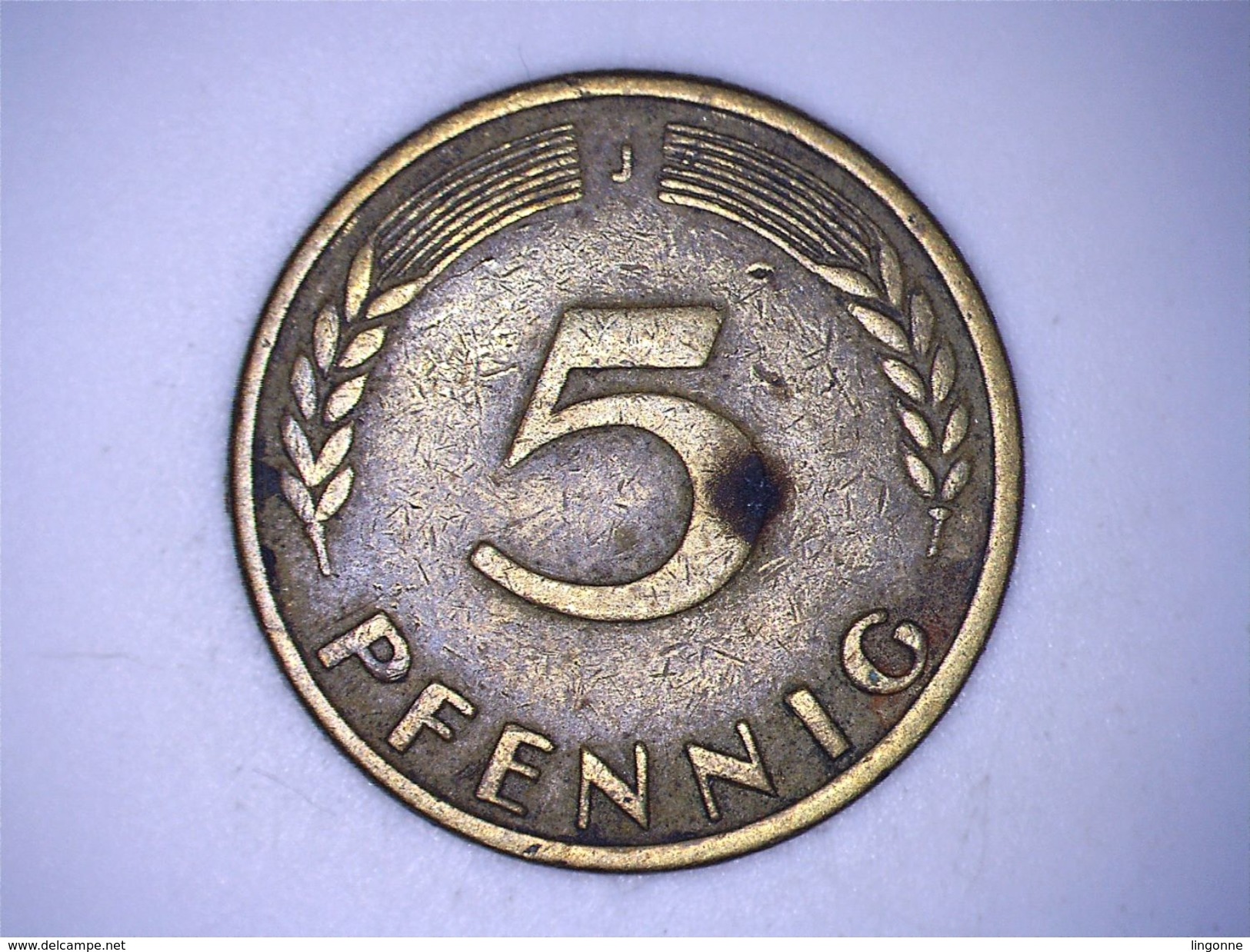 ALLEMAGNE - 5 PFENNIG 1949 J - 5 Pfennig