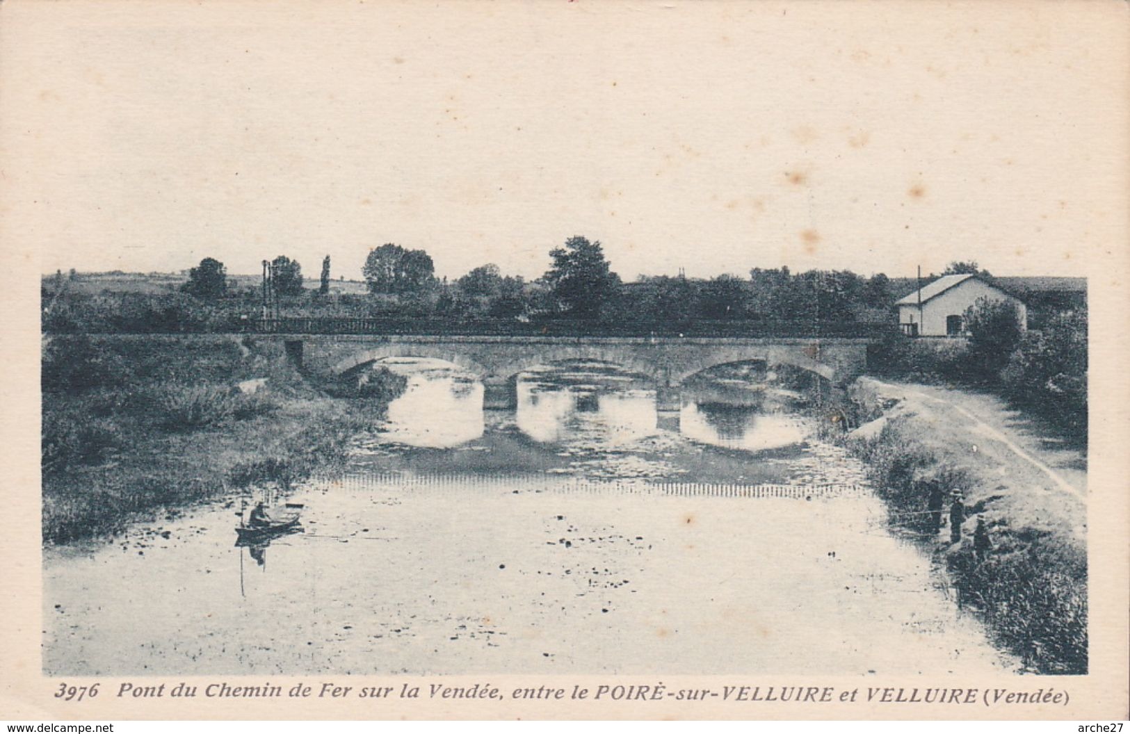 CPA - 85 - POIRE SUR VELLUIRE Pont Du Chemin De Fer - 3976 - Sonstige & Ohne Zuordnung