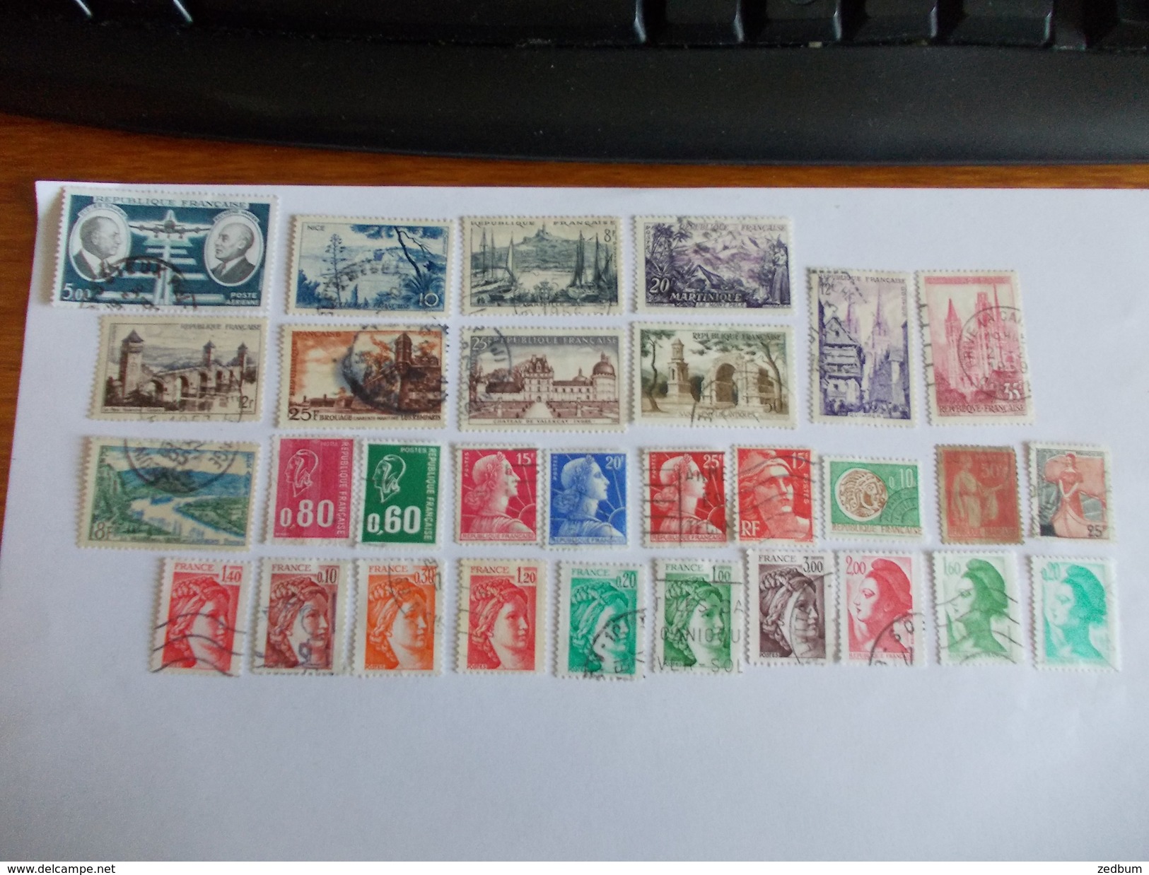 TIMBRE France Lot De 30 Timbres à Identifier N° 508 - Lots & Kiloware (mixtures) - Max. 999 Stamps