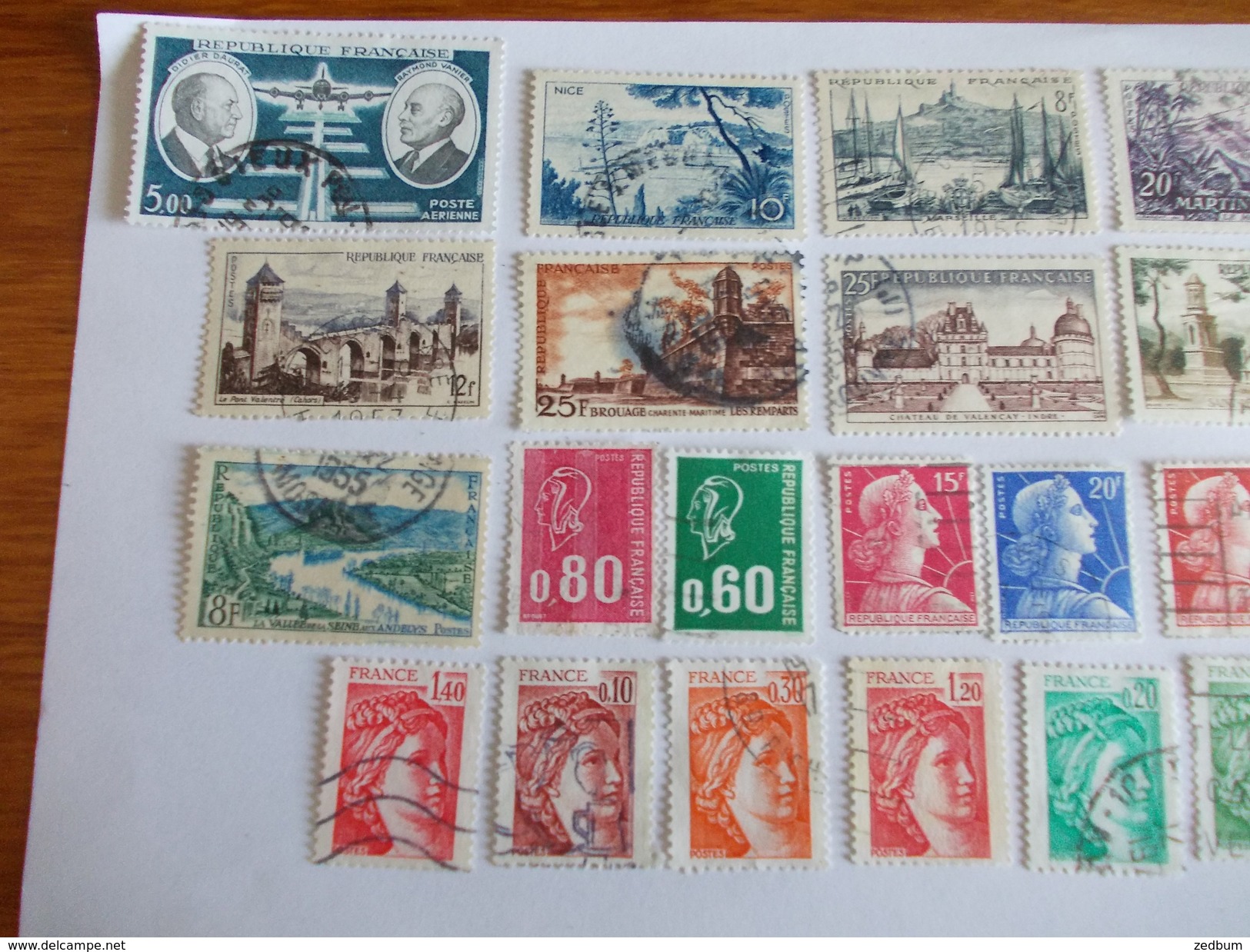 TIMBRE France Lot De 30 Timbres à Identifier N° 508 - Lots & Kiloware (mixtures) - Max. 999 Stamps