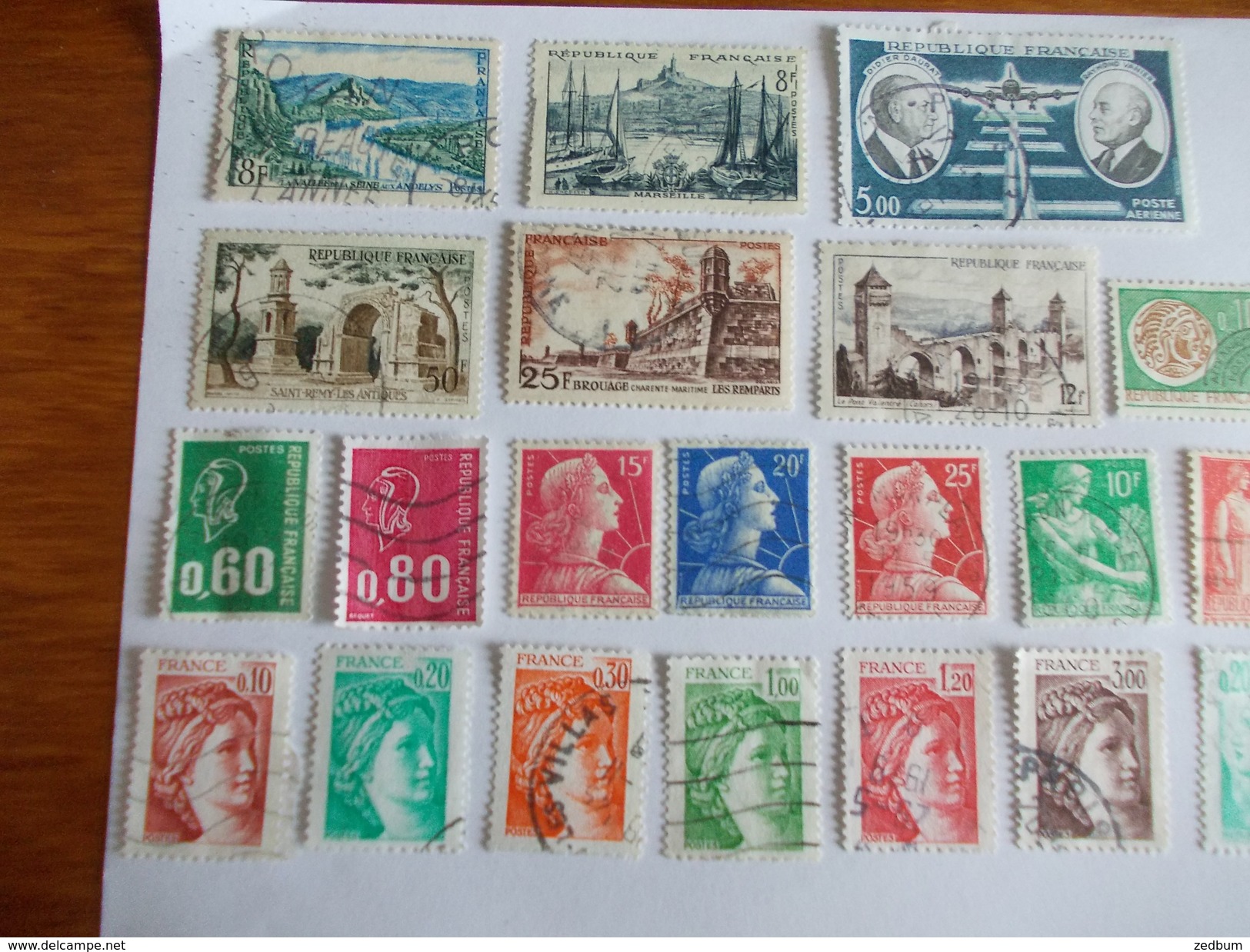 TIMBRE France Lot De 30 Timbres à Identifier N° 509 - Lots & Kiloware (mixtures) - Max. 999 Stamps