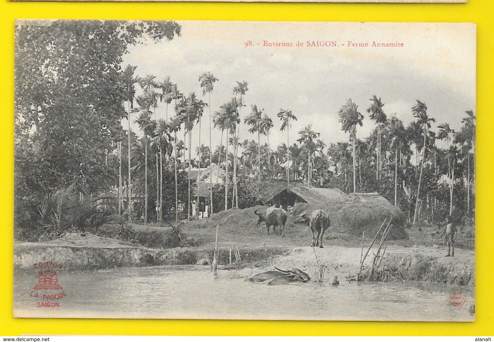 Env. De SAÏGON Ferme Annamite (La Pagode) Viet Nam - Viêt-Nam