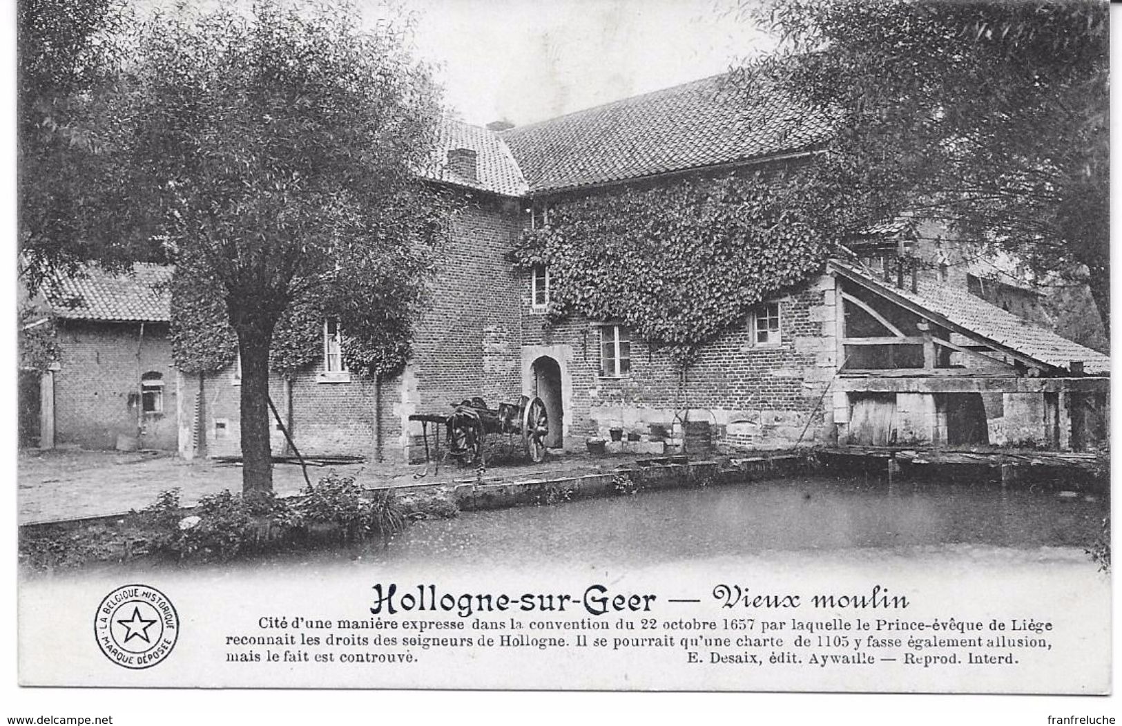 HOLLOGNE SUR GEER (4250) Vieux Moulin ( Desaix ) - Geer