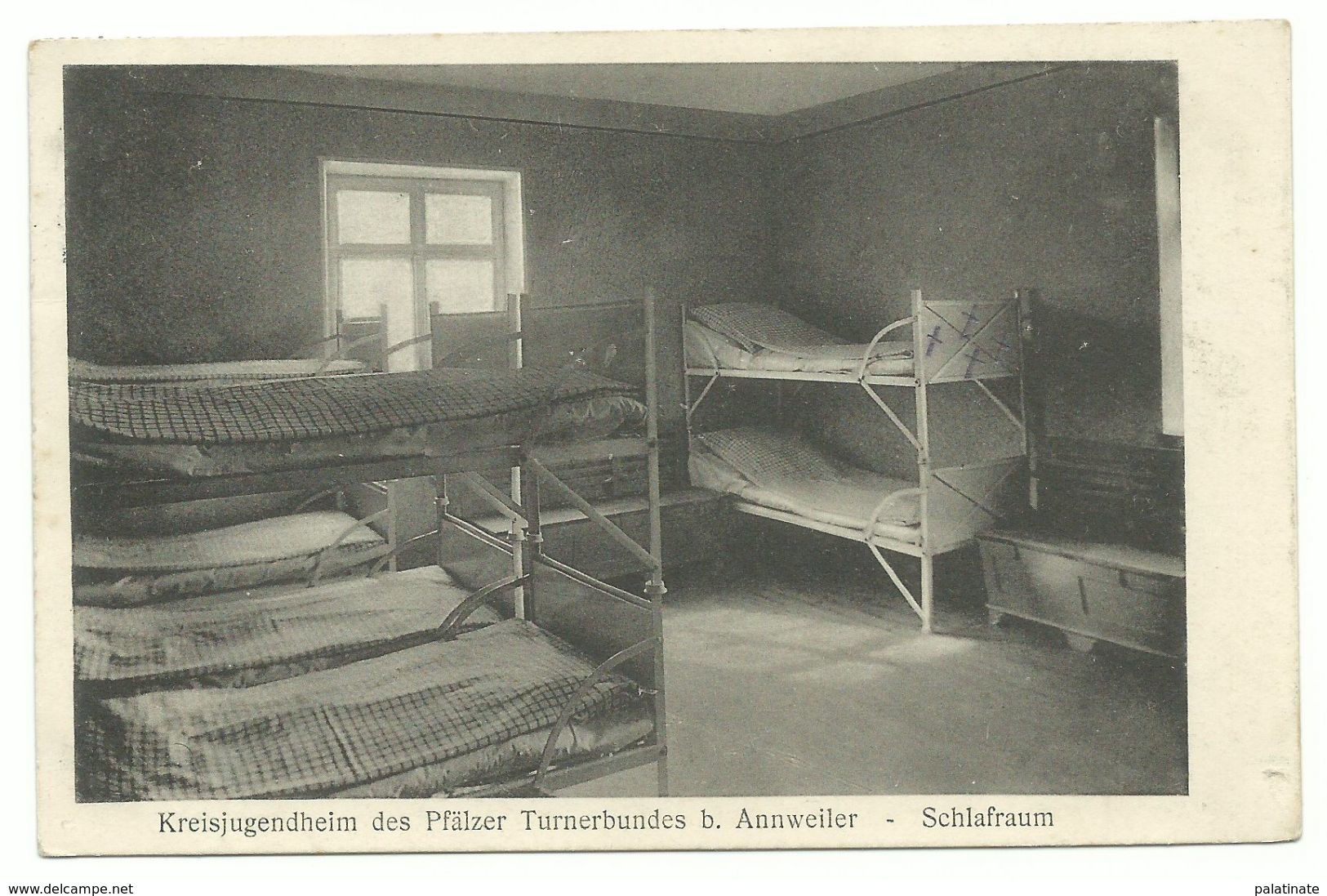 Annweiler Kreisjugendheim Des Pfälzer Turnerbundes Schlafraum 1930 - Sonstige & Ohne Zuordnung