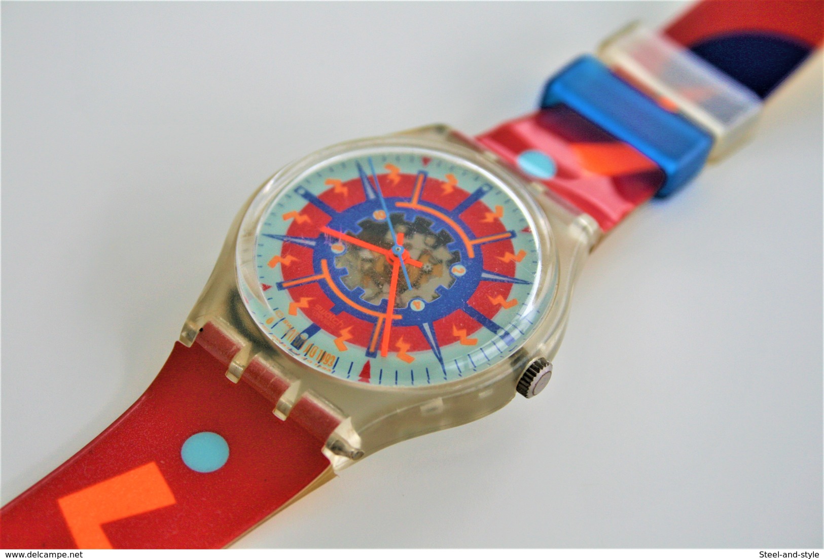 Watches : SWATCH - Victoire  - Nr. : GK17B- Working Condition - Original - Running - Worn Condition 1994 - Orologi Moderni