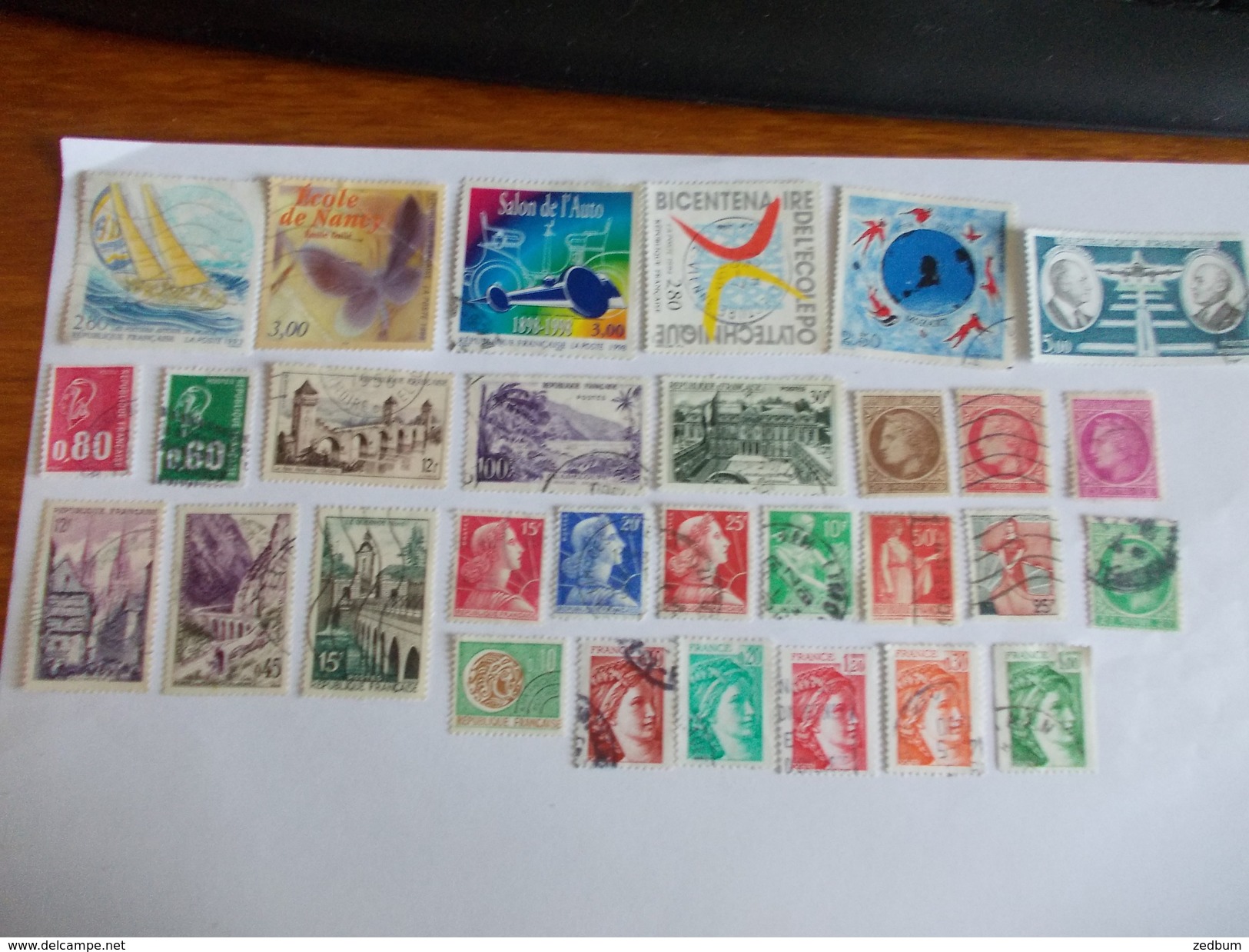 TIMBRE France Lot De 30 Timbres à Identifier N° 511 - Lots & Kiloware (mixtures) - Max. 999 Stamps