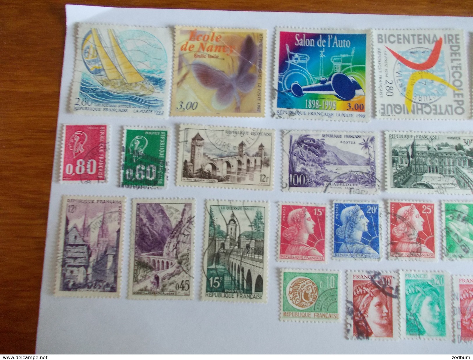 TIMBRE France Lot De 30 Timbres à Identifier N° 511 - Lots & Kiloware (mixtures) - Max. 999 Stamps