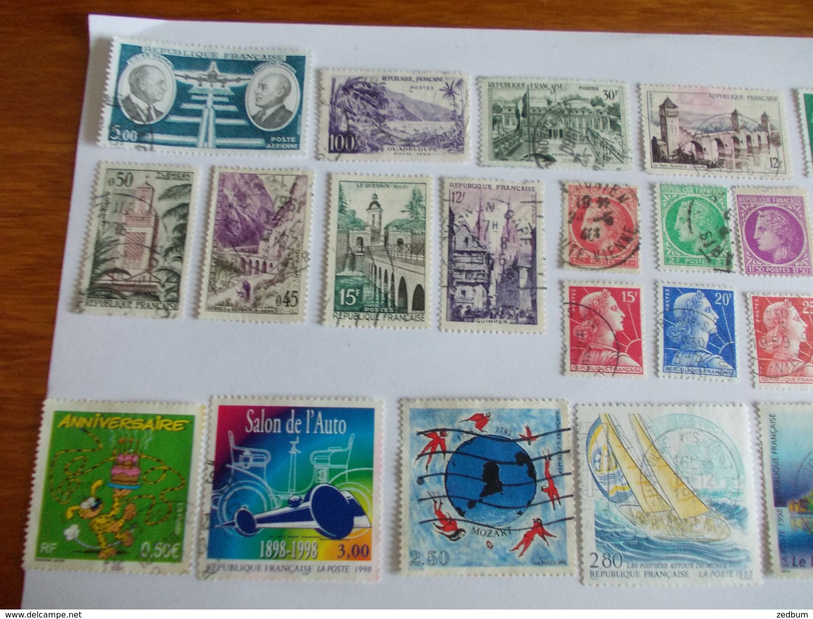 TIMBRE France Lot De 30 Timbres à Identifier N° 512 - Lots & Kiloware (mixtures) - Max. 999 Stamps