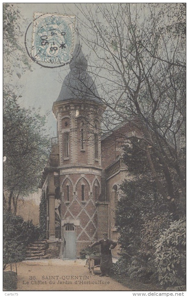 Métiers - Botanique Horticulture - Jardinier - Châlet Jardin D'Horticulture - Saint-Quentin 02 - 1906 - Autres & Non Classés