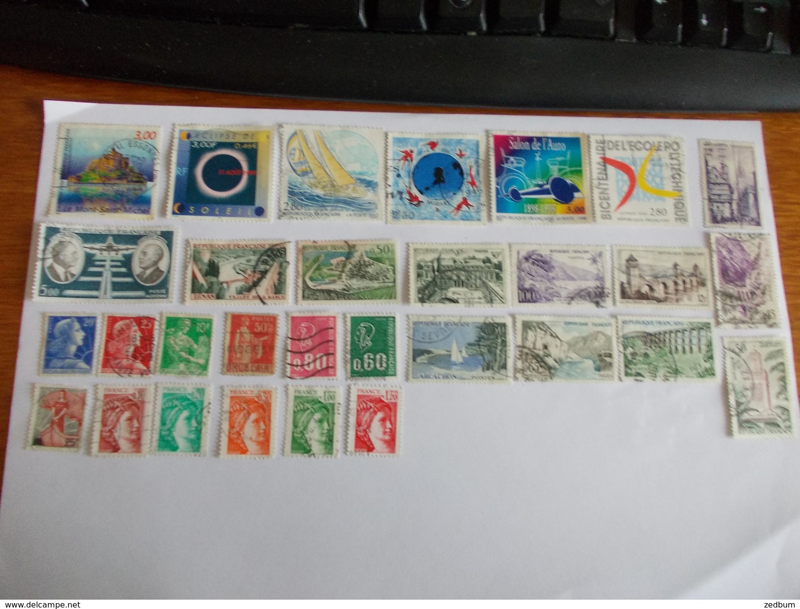 TIMBRE France Lot De 30 Timbres à Identifier N° 513 - Lots & Kiloware (mixtures) - Max. 999 Stamps