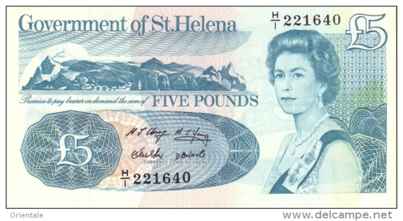 SAINT HELENA P. 11a 5 P 1998 UNC - Saint Helena Island