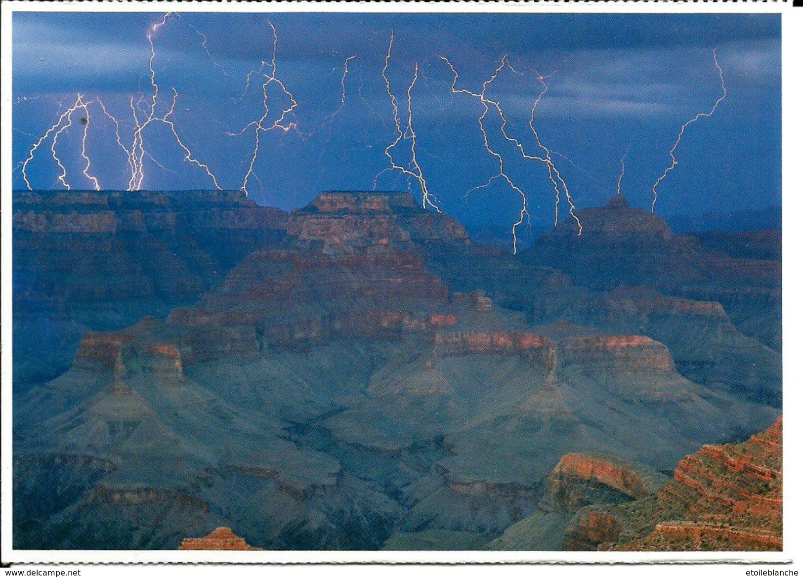 CPM Grand Canyon, National Park, Arizona - Spectacular Thunderstorm Lights Up The Sky - Orage, éclairs - Gran Cañon