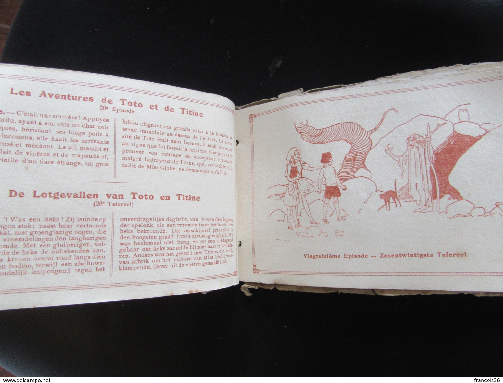 Livre avec illustrations - Les Aventures de Toto et Tintine - circa 1930 Ed. Anvers - F. S. May illustrateur