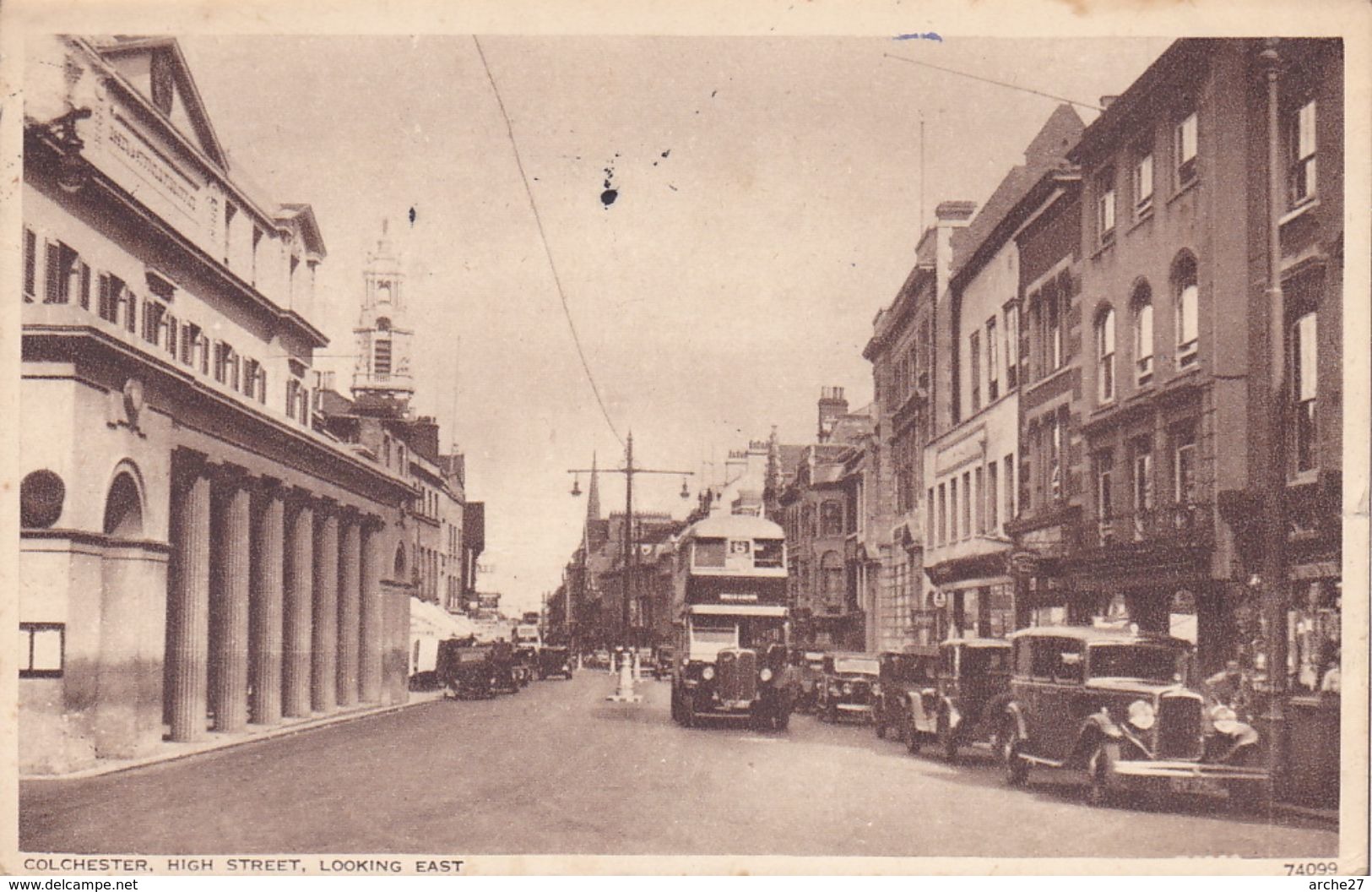 CPA - COLCHESTER - High Street Looking East - Colchester