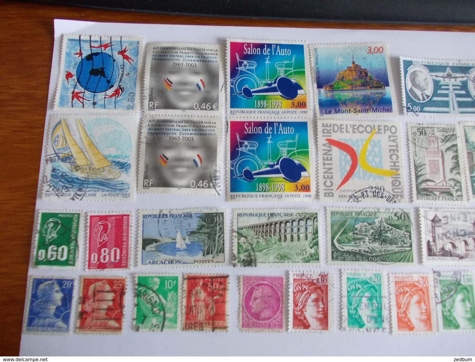 TIMBRE France Lot De 30 Timbres à Identifier N° 515 - Lots & Kiloware (mixtures) - Max. 999 Stamps