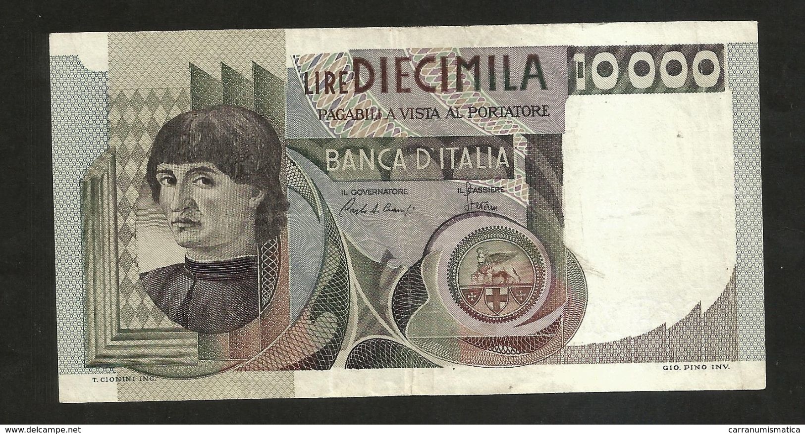 ITALIA - BANCA D' ITALIA - 10000 Lire "CASTAGNO" - (Decr. 03 / 11 / 1982 - Firme: Ciampi / Stevani) - 10000 Lire