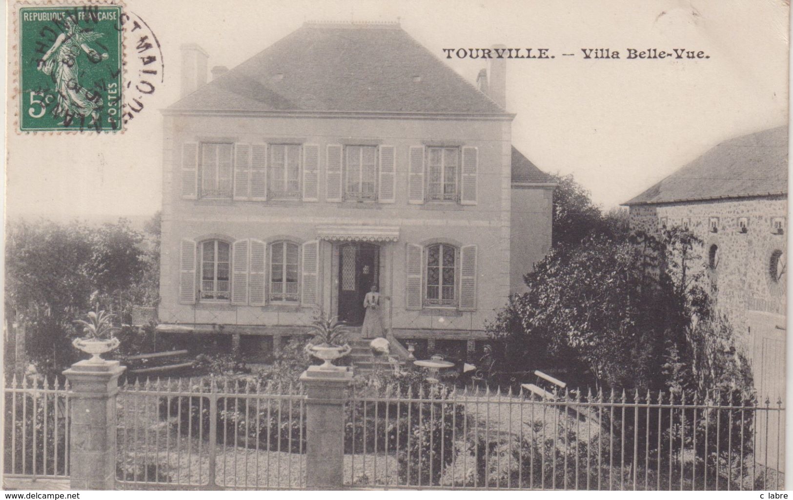 TOURVILLE : VILLA BELLE - VUE . - Autres & Non Classés