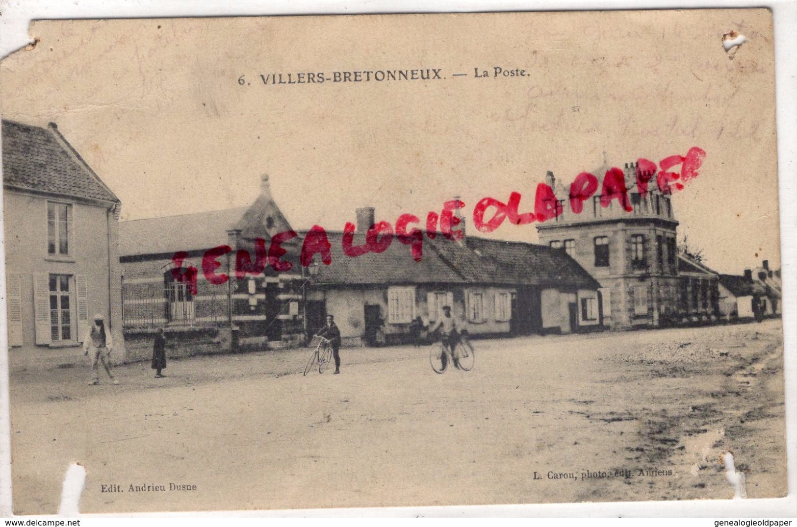 80 - VILLERS BRETONNEUX- LA POSTE - Villers Bretonneux