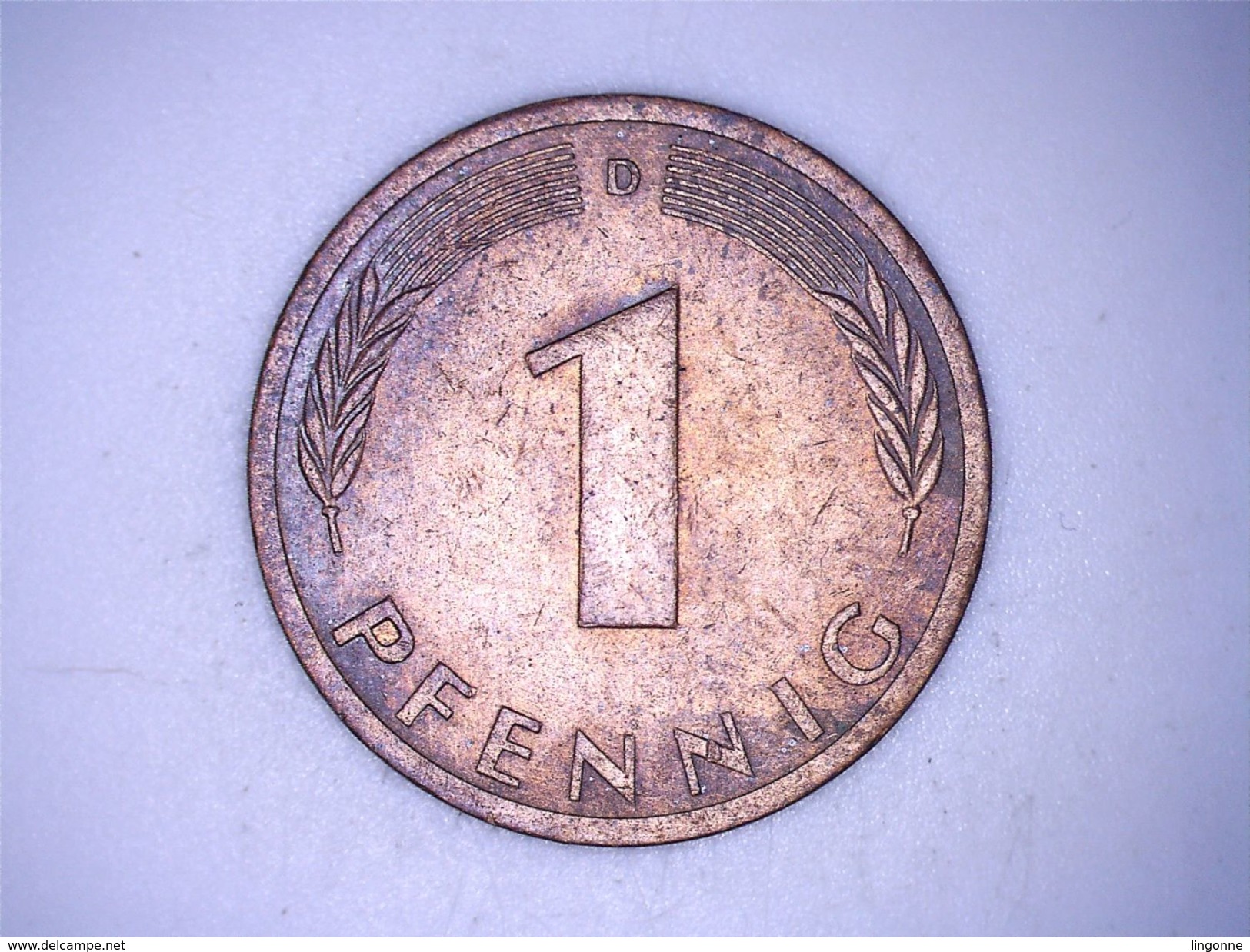 ALLEMAGNE - 1 PFENNIG 1972 D - 1 Pfennig