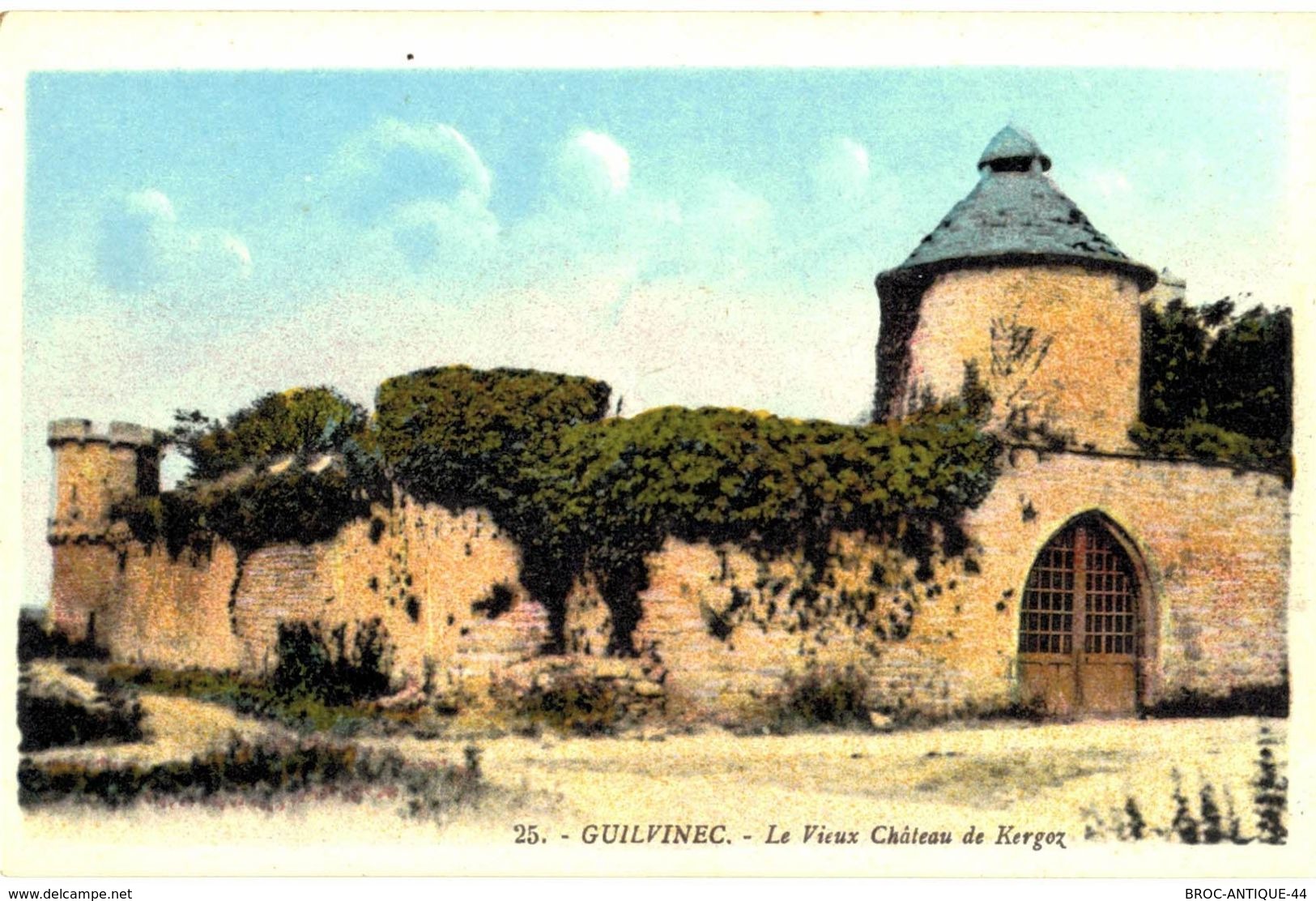 CPA N°10497 - LE GUILVINEC  - LE VIEUX CHATEAU DE KERGOZ - Guilvinec