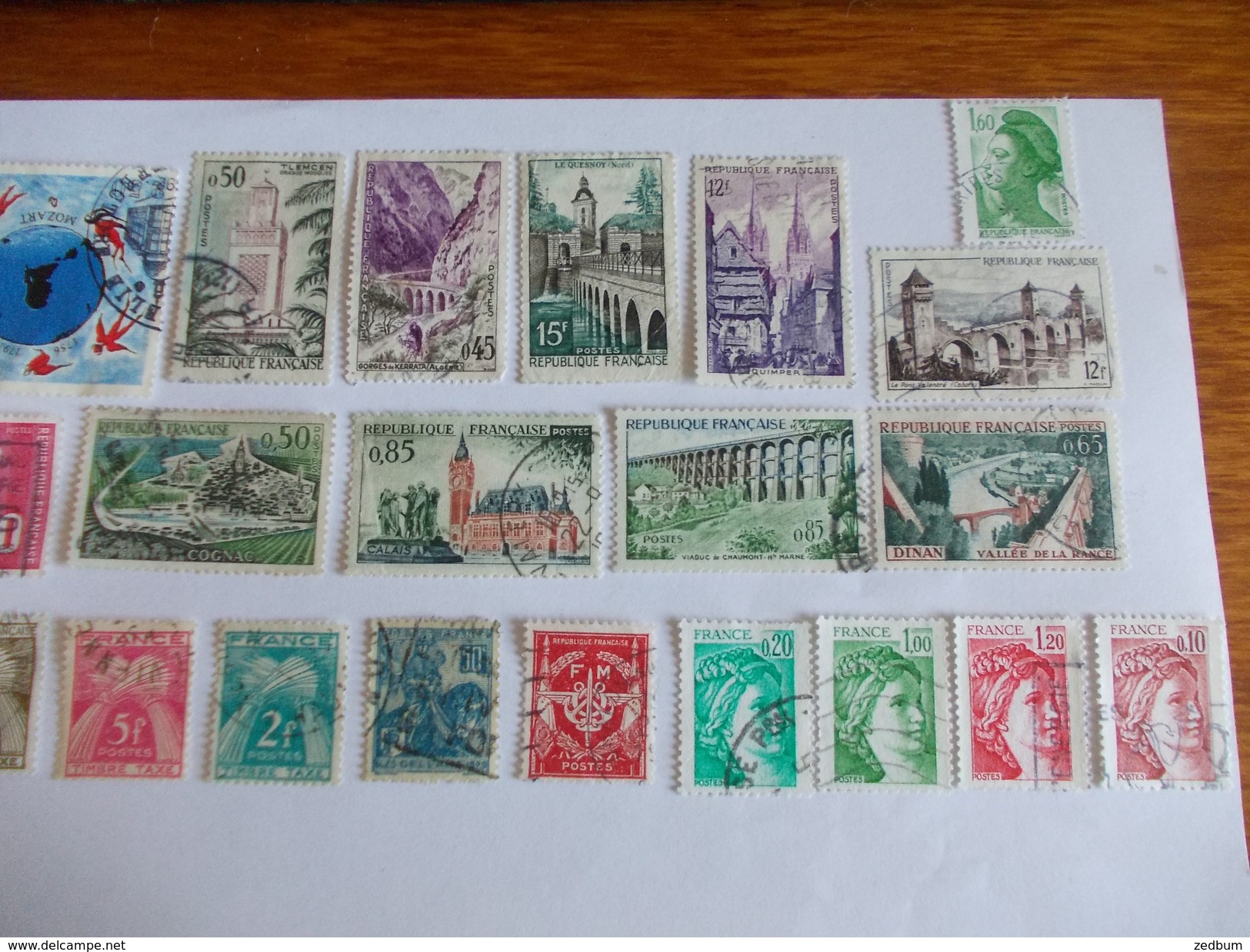 TIMBRE France Lot De 30 Timbres à Identifier N° 517 - Lots & Kiloware (mixtures) - Max. 999 Stamps