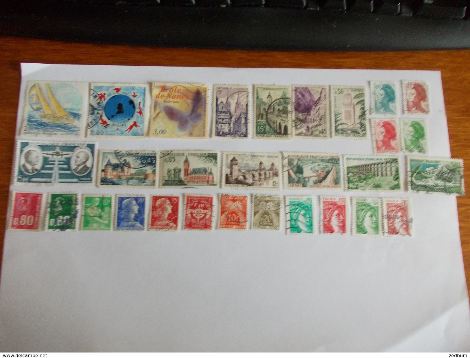 TIMBRE France Lot De 30 Timbres à Identifier N° 518 - Lots & Kiloware (mixtures) - Max. 999 Stamps