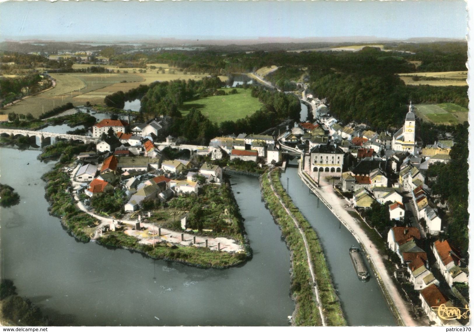 PORT SUR SAONE - Vue Générale La Rezelle La Péniche - Autres & Non Classés