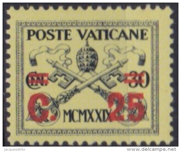 Vatican    .    Yvert   .    39     .    *     .          Mint-hinged - Ongebruikt