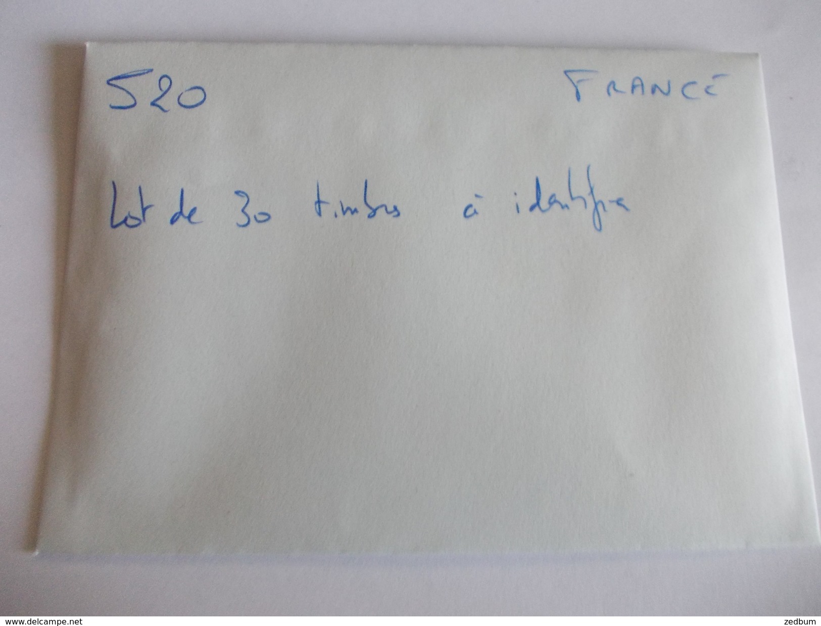 TIMBRE France Lot De 30 Timbres à Identifier N° 520 - Lots & Kiloware (max. 999 Stück)