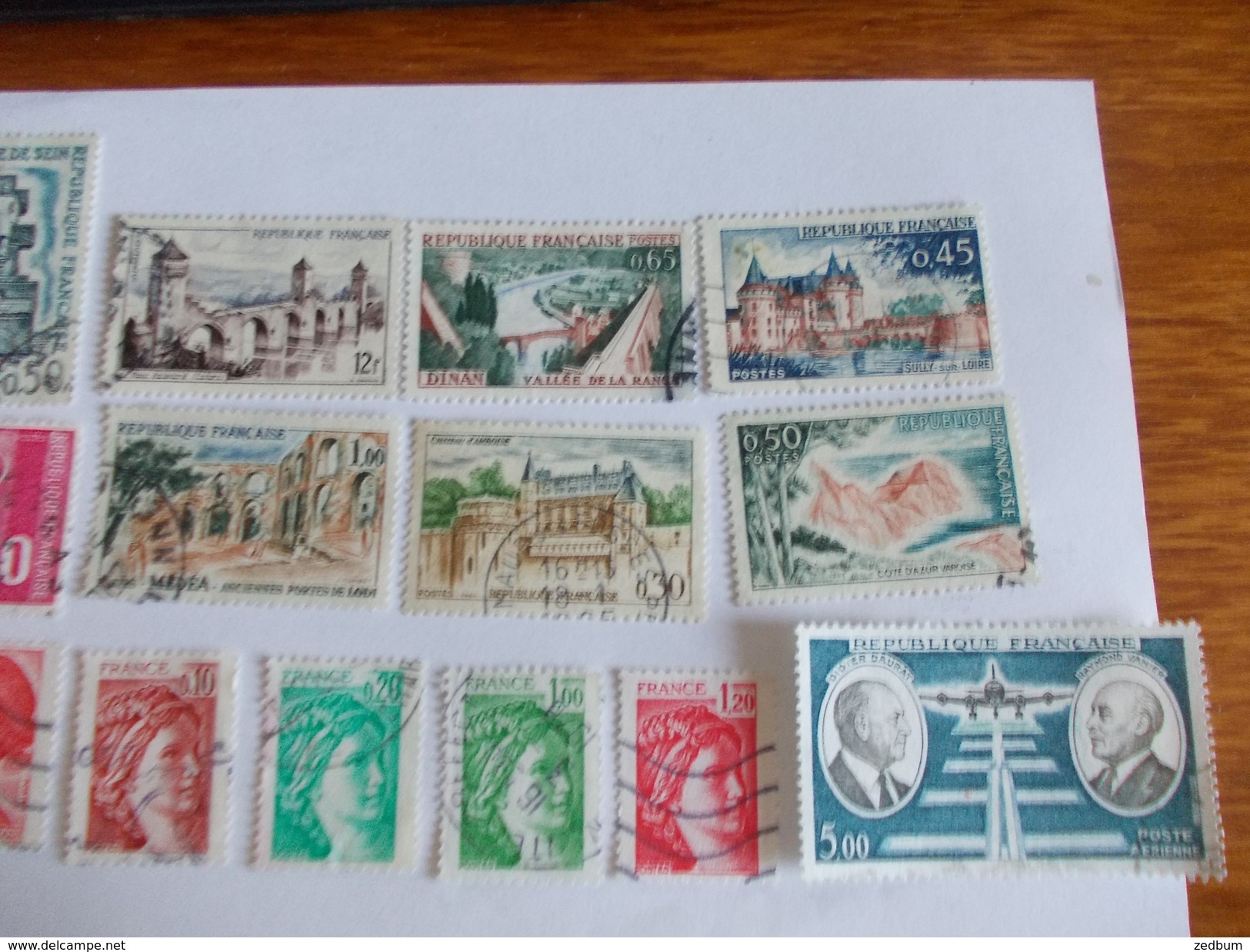TIMBRE France Lot De 30 Timbres à Identifier N° 521 - Lots & Kiloware (mixtures) - Max. 999 Stamps
