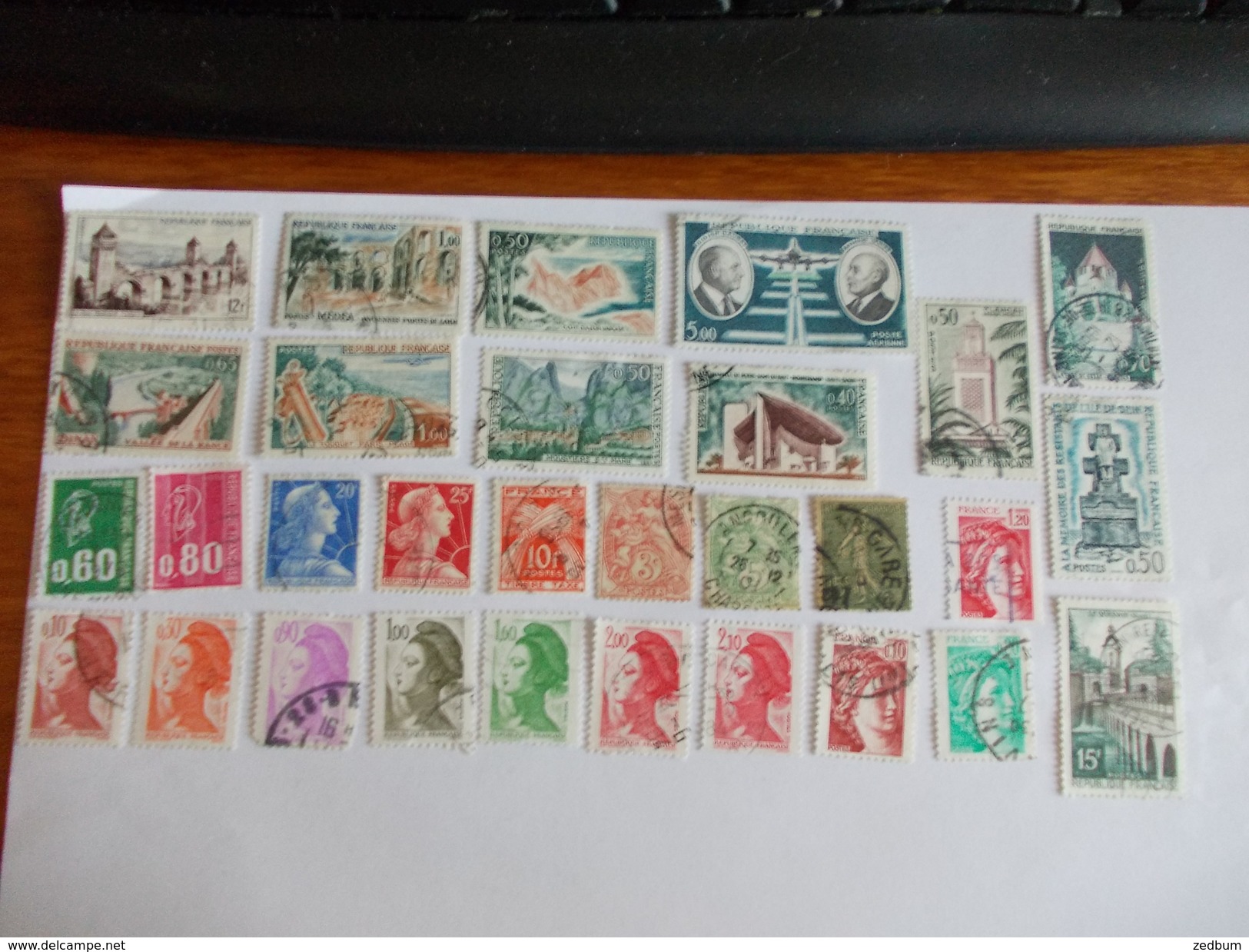 TIMBRE France Lot De 30 Timbres à Identifier N° 522 - Lots & Kiloware (mixtures) - Max. 999 Stamps