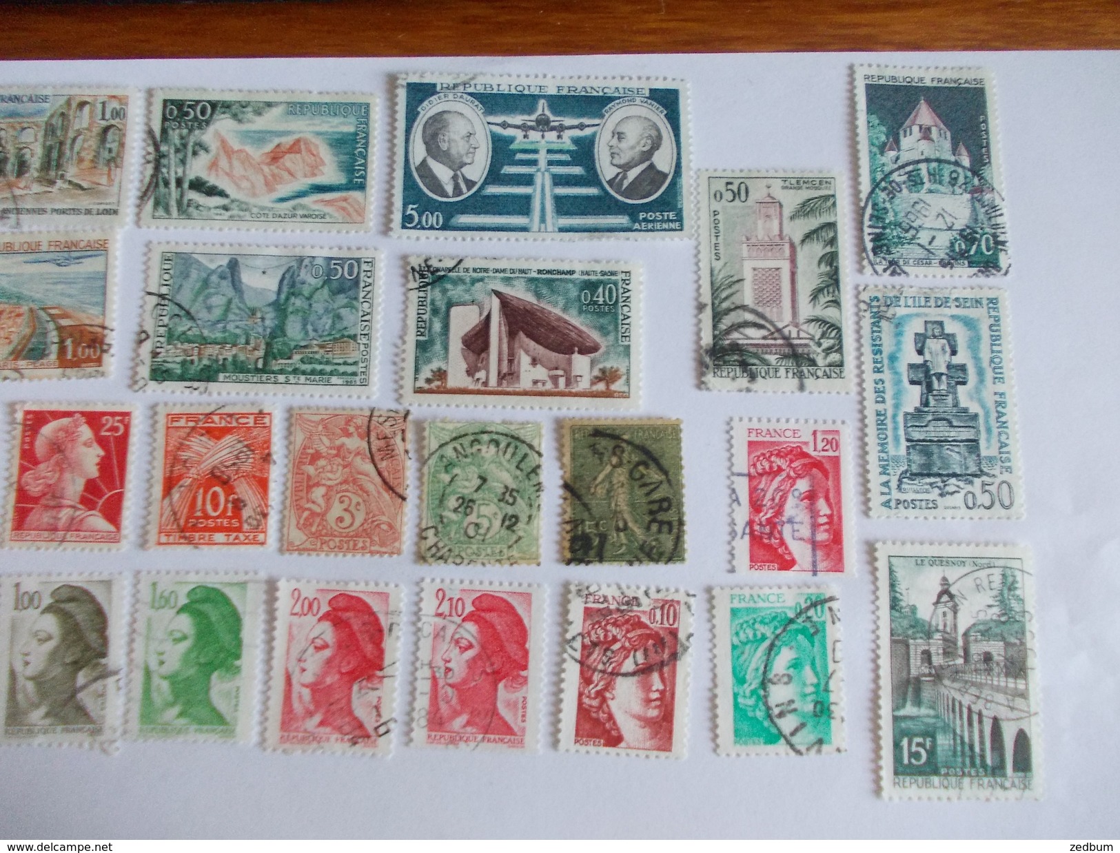 TIMBRE France Lot De 30 Timbres à Identifier N° 522 - Lots & Kiloware (mixtures) - Max. 999 Stamps