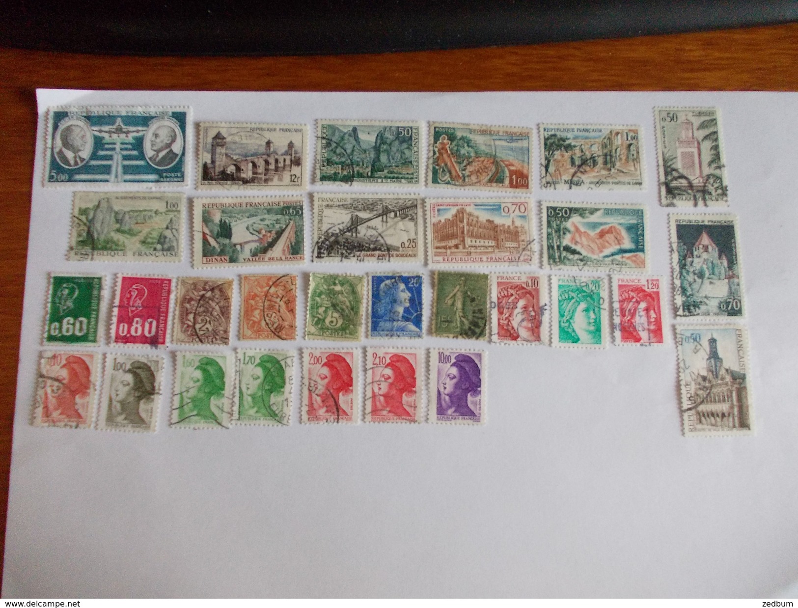 TIMBRE France Lot De 30 Timbres à Identifier N° 524 - Lots & Kiloware (mixtures) - Max. 999 Stamps