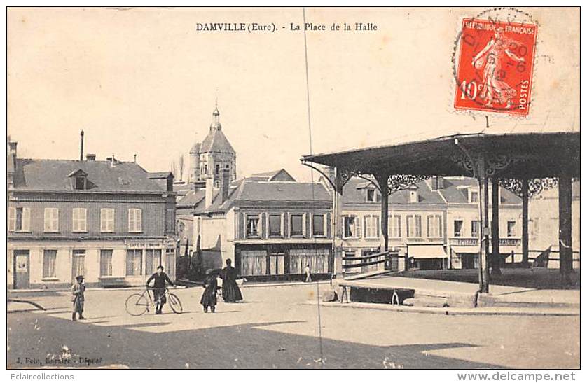 Danville   27      La Place De La Halle    (voir Scan) - Other & Unclassified