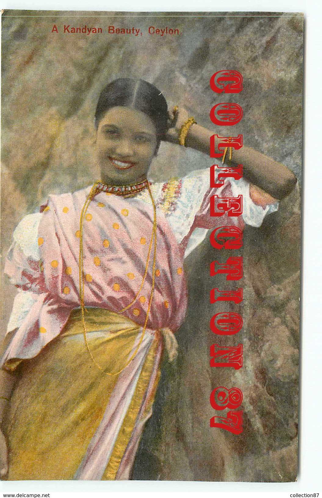 JEUNE FILLE DANSEUSE < CEYLON KANDYAN BEAUTY - DANSE - CEYLAN - Asien