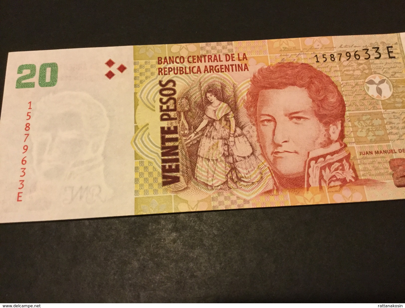 P355 20 Pesos 2013 Serie E. Unc. - Argentina