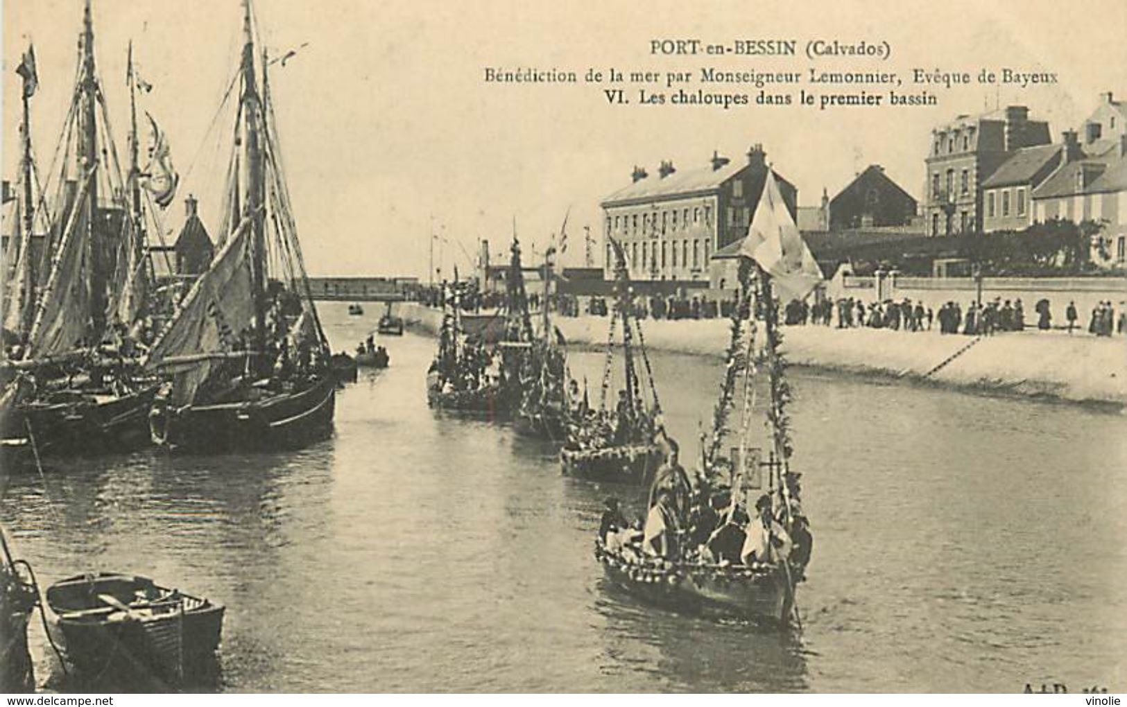 A-17.8856 :  PORT EN BESSIN. BENEDICTION DE LA MER - Port-en-Bessin-Huppain