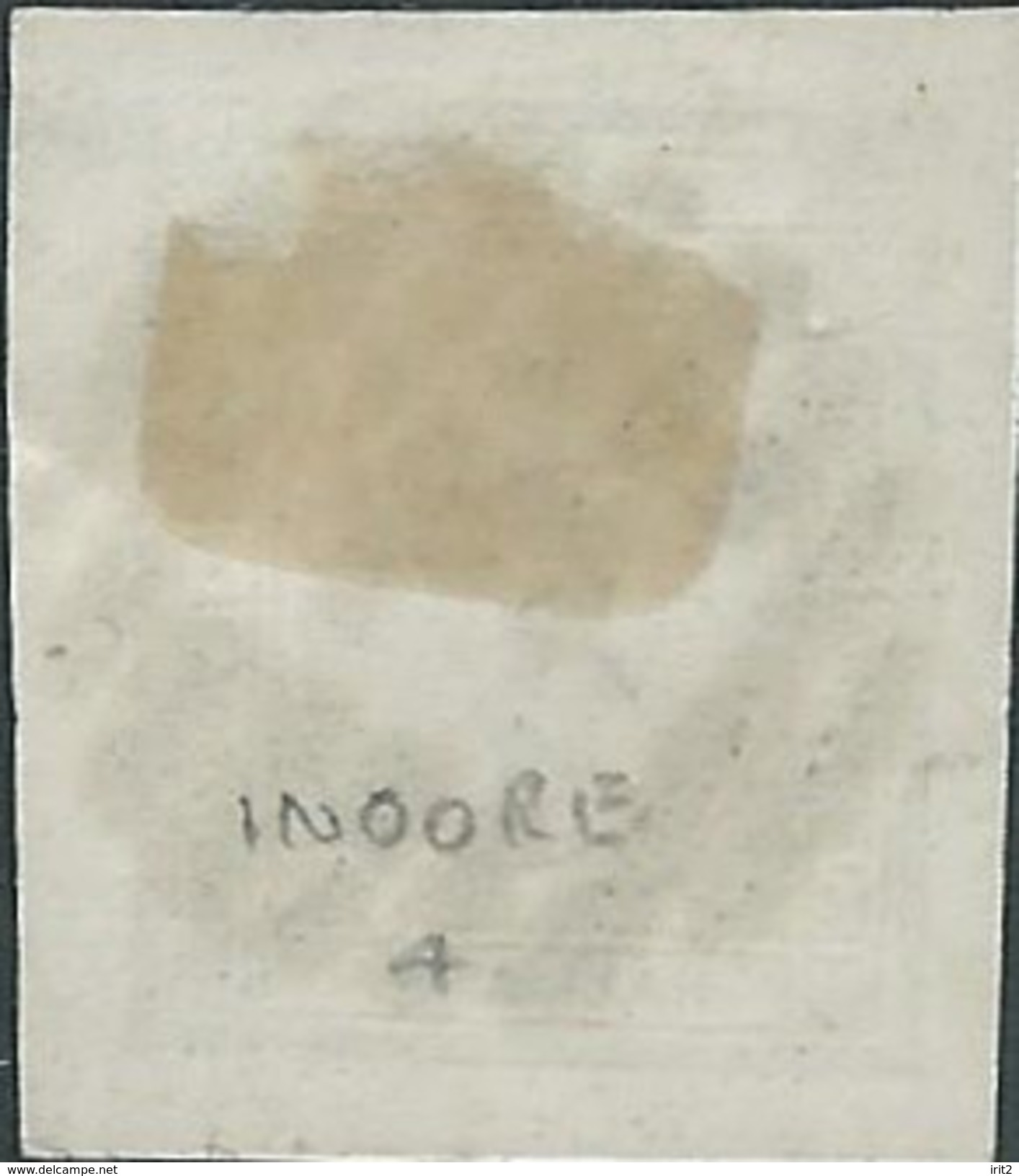 INDIA ESTATES PRINCIPES Holkaro / State Of INDORE INDE 1/2 A-imperforate Used- Rar - Holkar