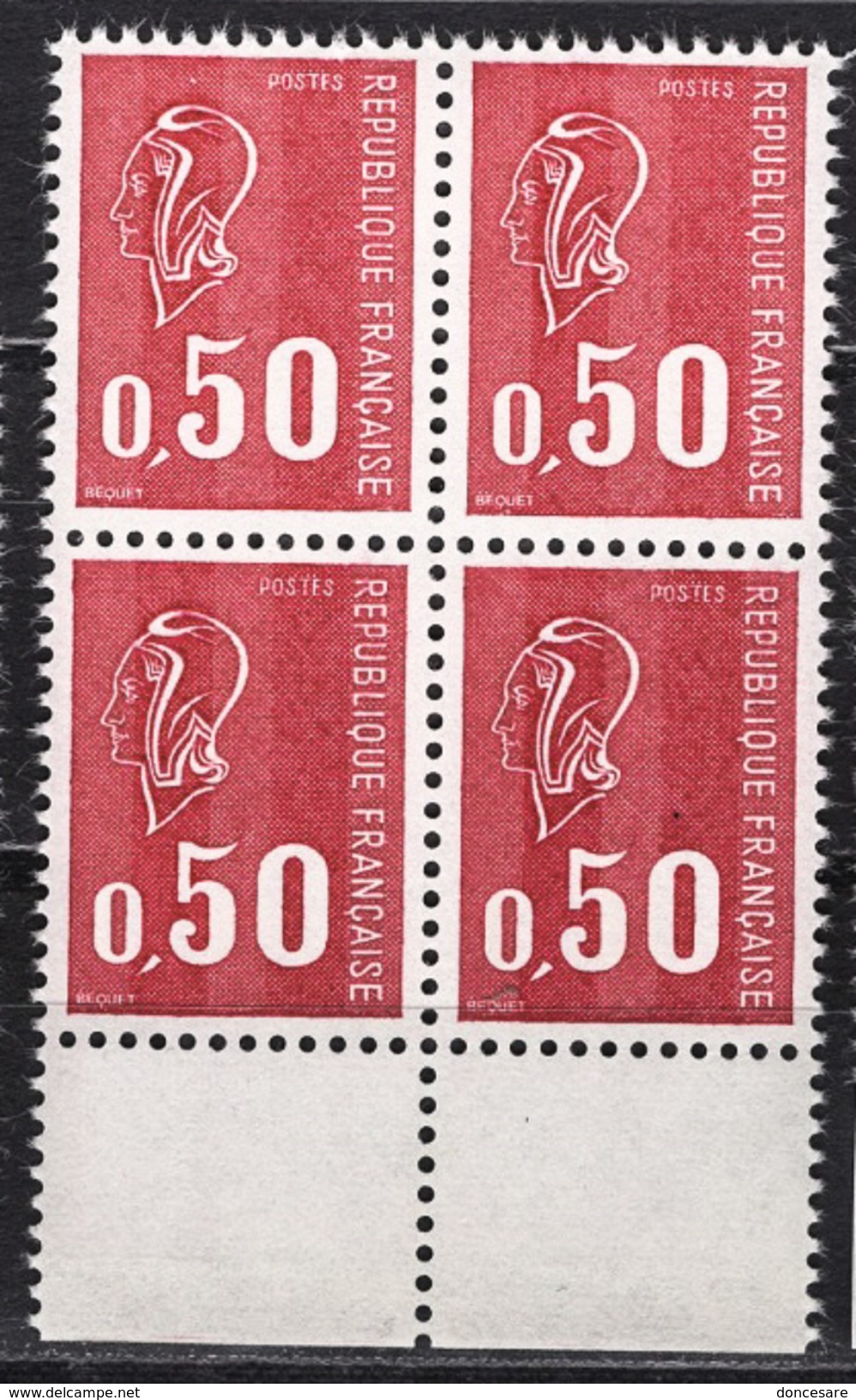 FRANCE 1971 - BLOC DE 4 TP  Y.T. N° 1664c - NEUFS** /Y89 - Ungebraucht