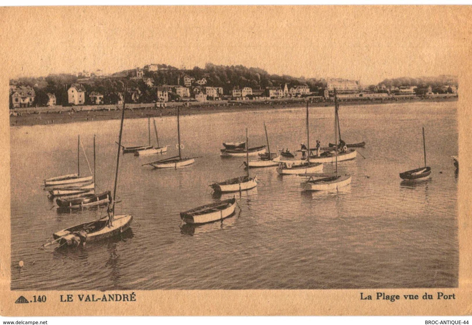 CPA N°10534 - LOT DE 3 CARTES DU VAL ANDRE - GREVE DU PISSOT + LA NOUVELLE DIGUE DE PIEGU + LA PLAGE VUE DU PORT - Autres & Non Classés