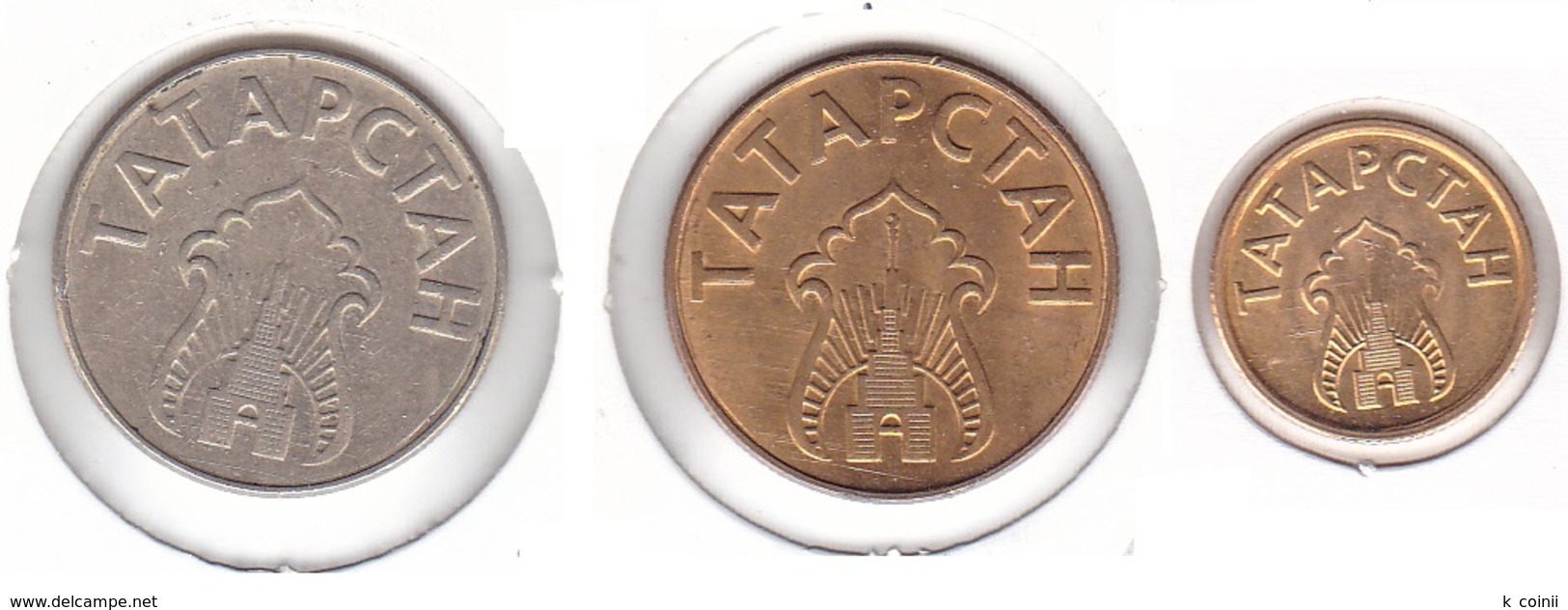 Tatarstan - Set Of 3 Coins 1993 - Tatarstan