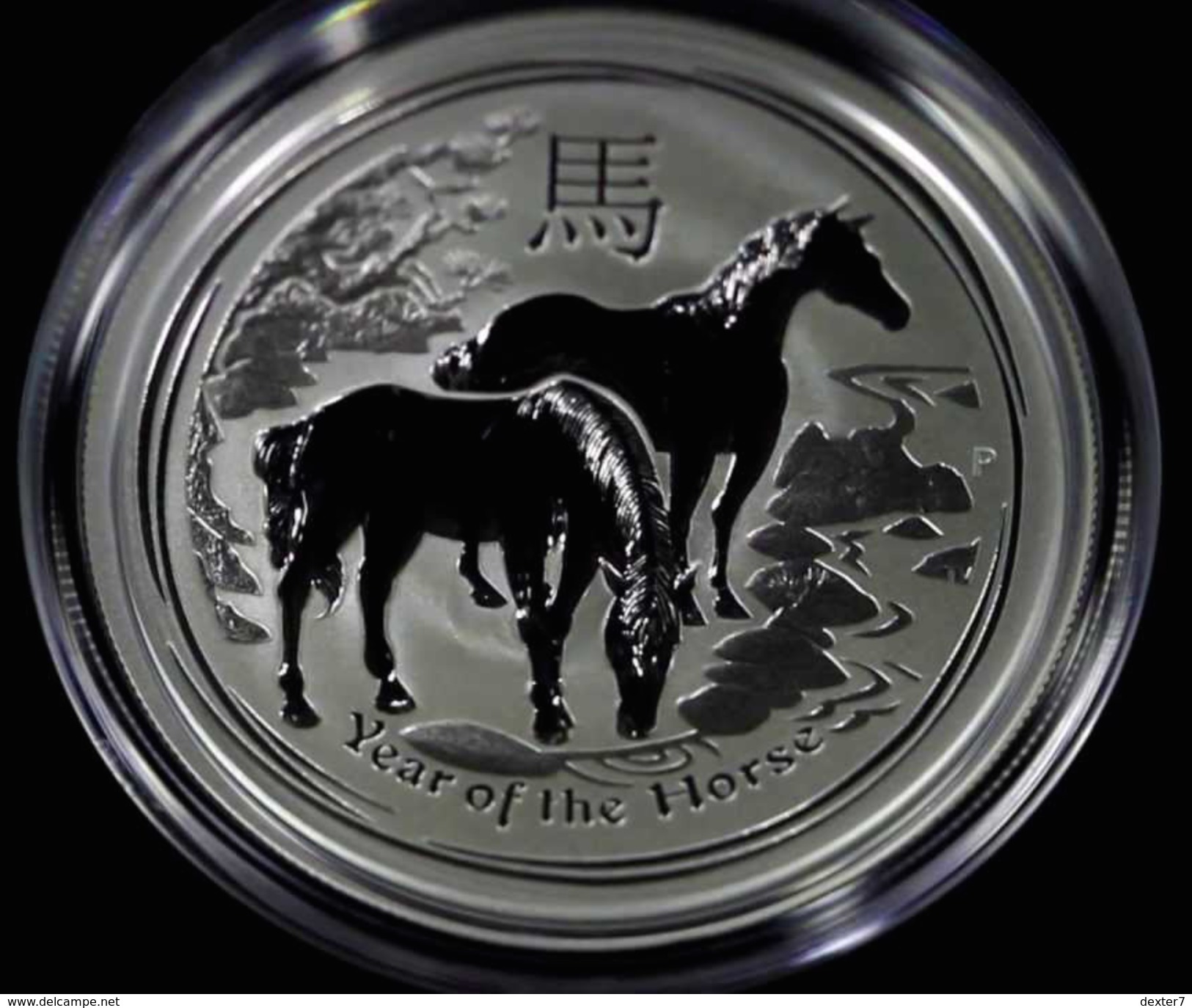 Australia, Lunar II Horse 1/2 Oz 2014 Silver 999 Pure - 1/2 Oncia Argento Puro Bullion Perth Mint - Mint Sets & Proof Sets