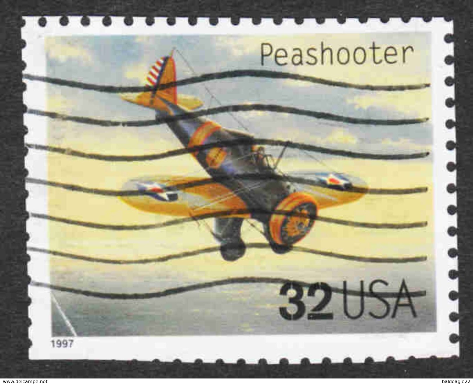 United States - Scott #3142o Used - Missing Perfs & Crease Bottom Left Corner - Used Stamps