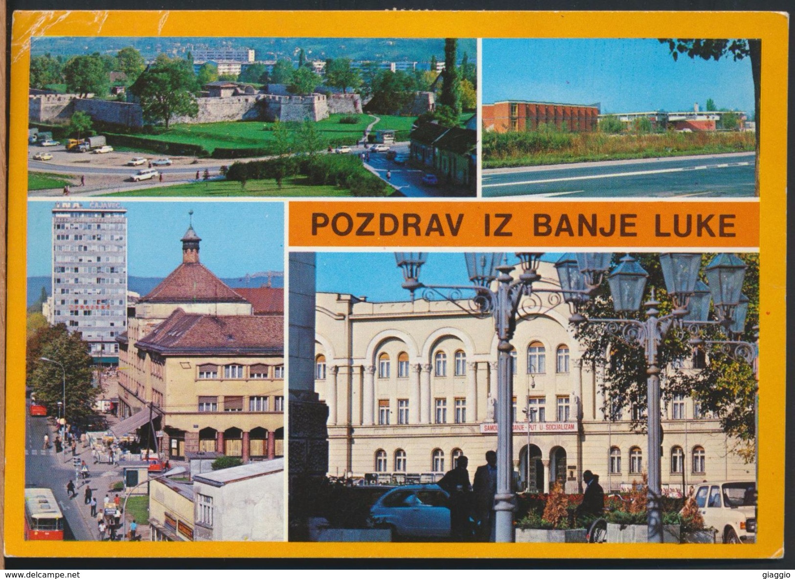 °°° 8540 - BOSNIA HERZEGOVINA - POZDRAV IZ BANJE LUKE - VIEWS - 1989 With Stamps °°° - Bosnia Erzegovina